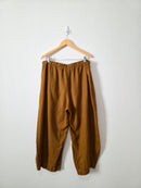 Lisa Bayne Barrel Linen Pants (XL)