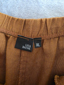 Lisa Bayne Barrel Linen Pants (XL)