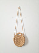 Small Straw Crossbody Bag