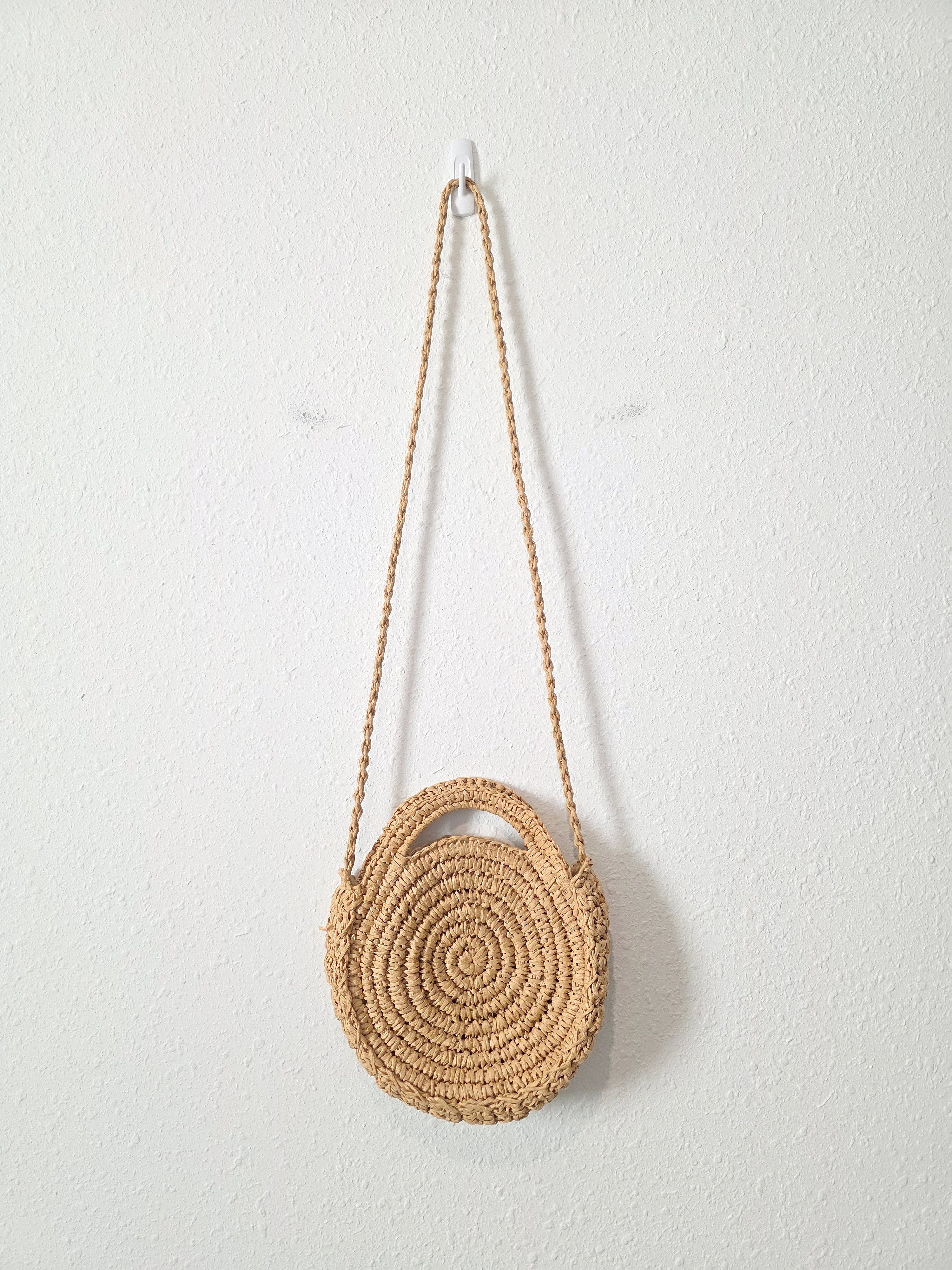 Small Straw Crossbody Bag