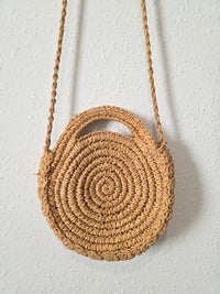 Small Straw Crossbody Bag