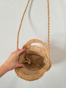 Small Straw Crossbody Bag