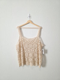 NEW Crochet Boho Tank (3X)