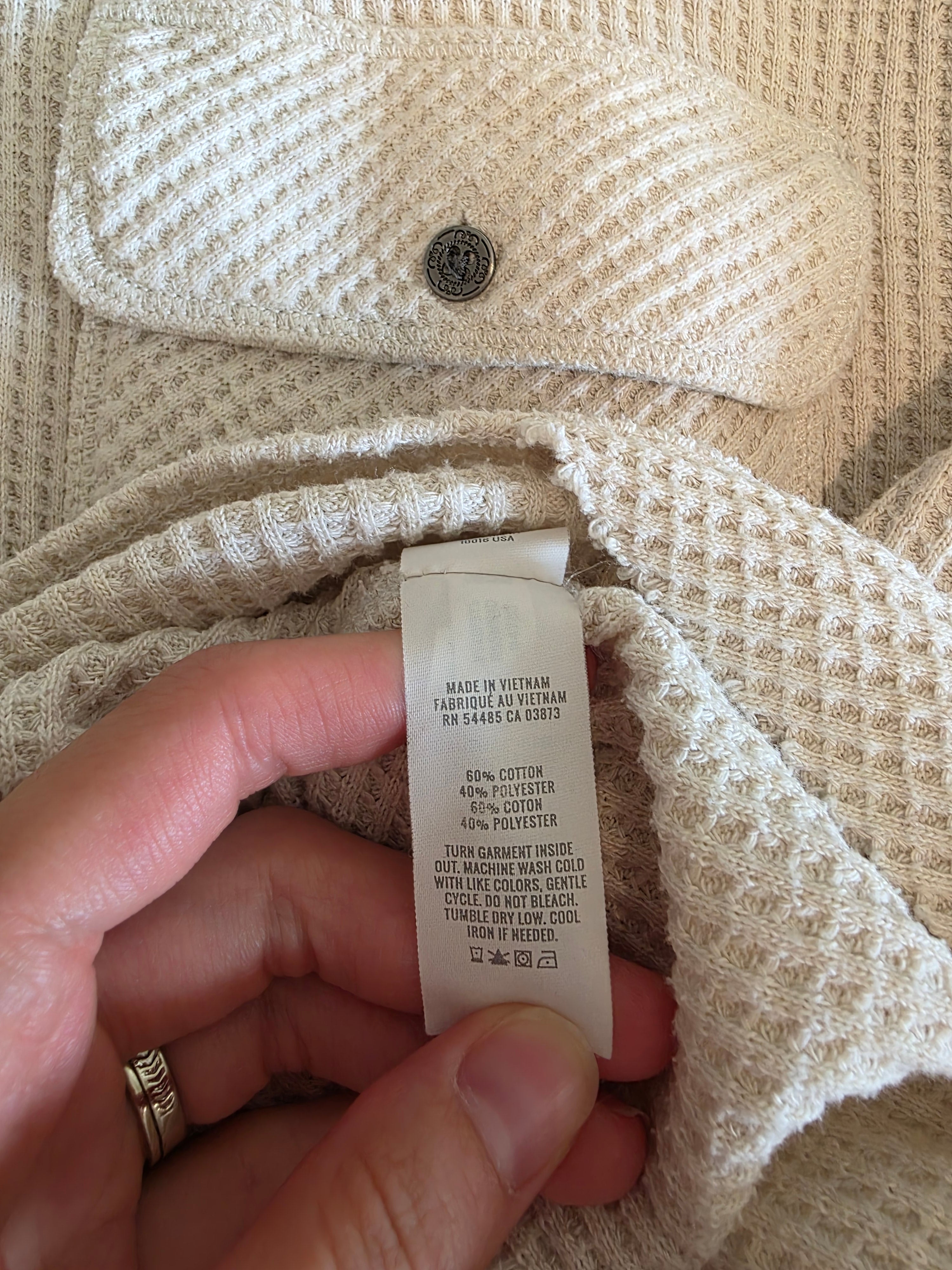 Aerie Oversized Waffle Jacket (XS)