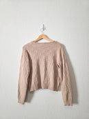 Hem & Thread Checkered Sweater (S)