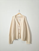 NEW Neutral Ribbed Cardigan (3X)