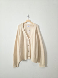 NEW Neutral Ribbed Cardigan (3X)