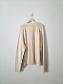 NEW Neutral Ribbed Cardigan (3X)