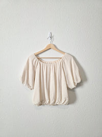 Moon River Linen Blend Top (S)