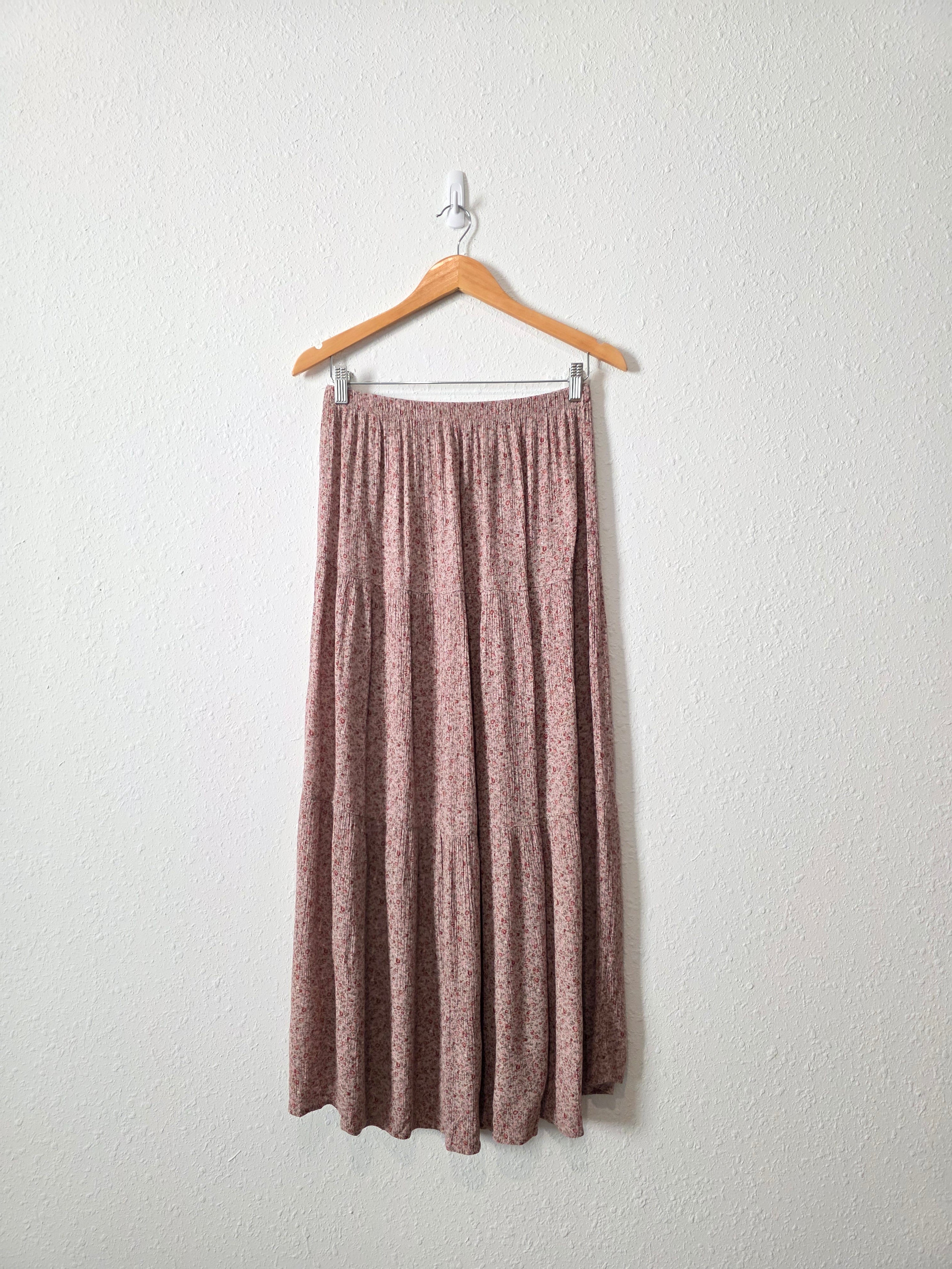 Carly Jean Floral Maxi Skirt (M)