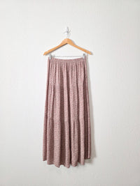 Carly Jean Floral Maxi Skirt (M)