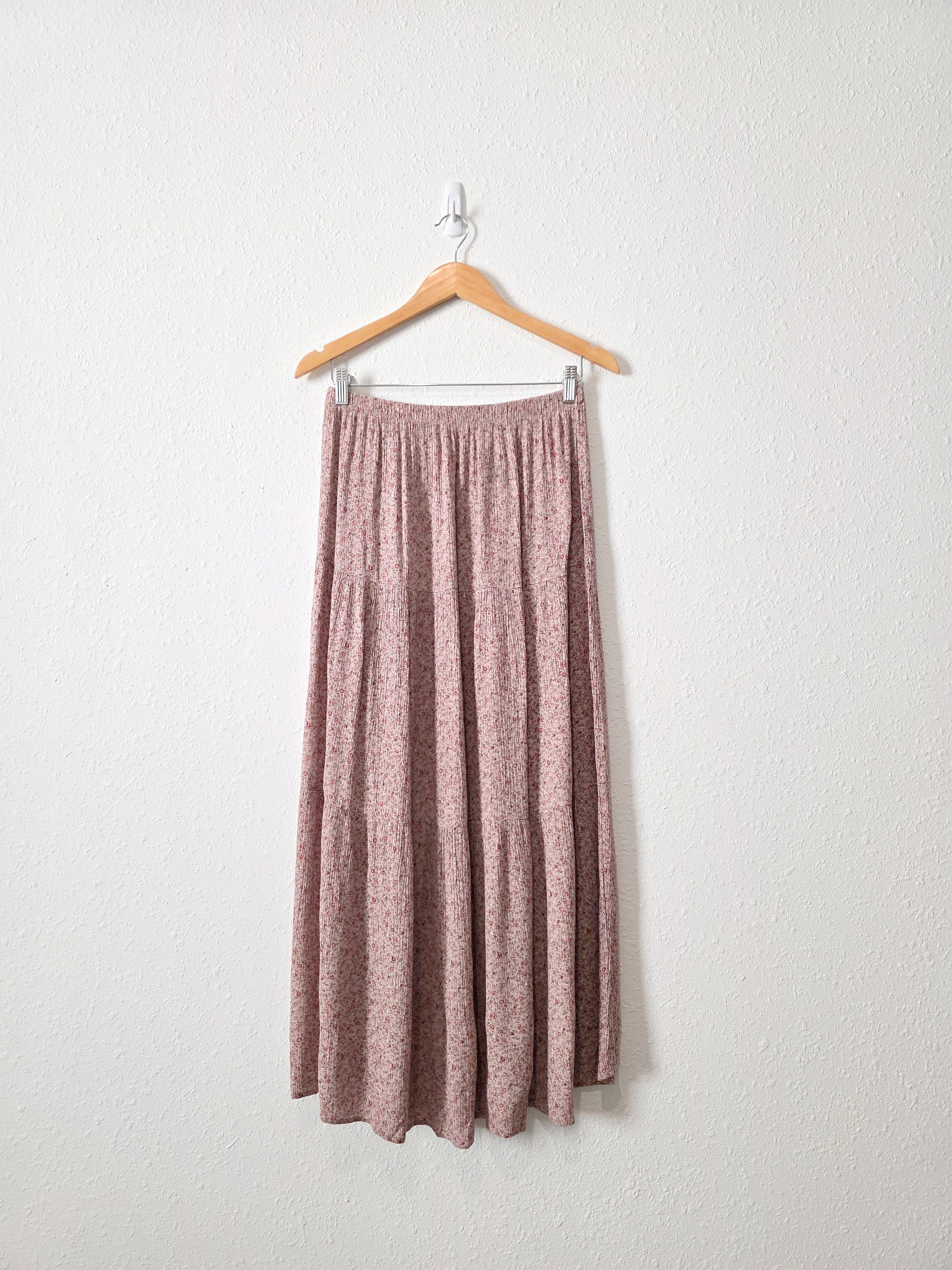 Carly Jean Floral Maxi Skirt (M)