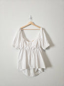 Free People Cotton Babydoll Top (XL)