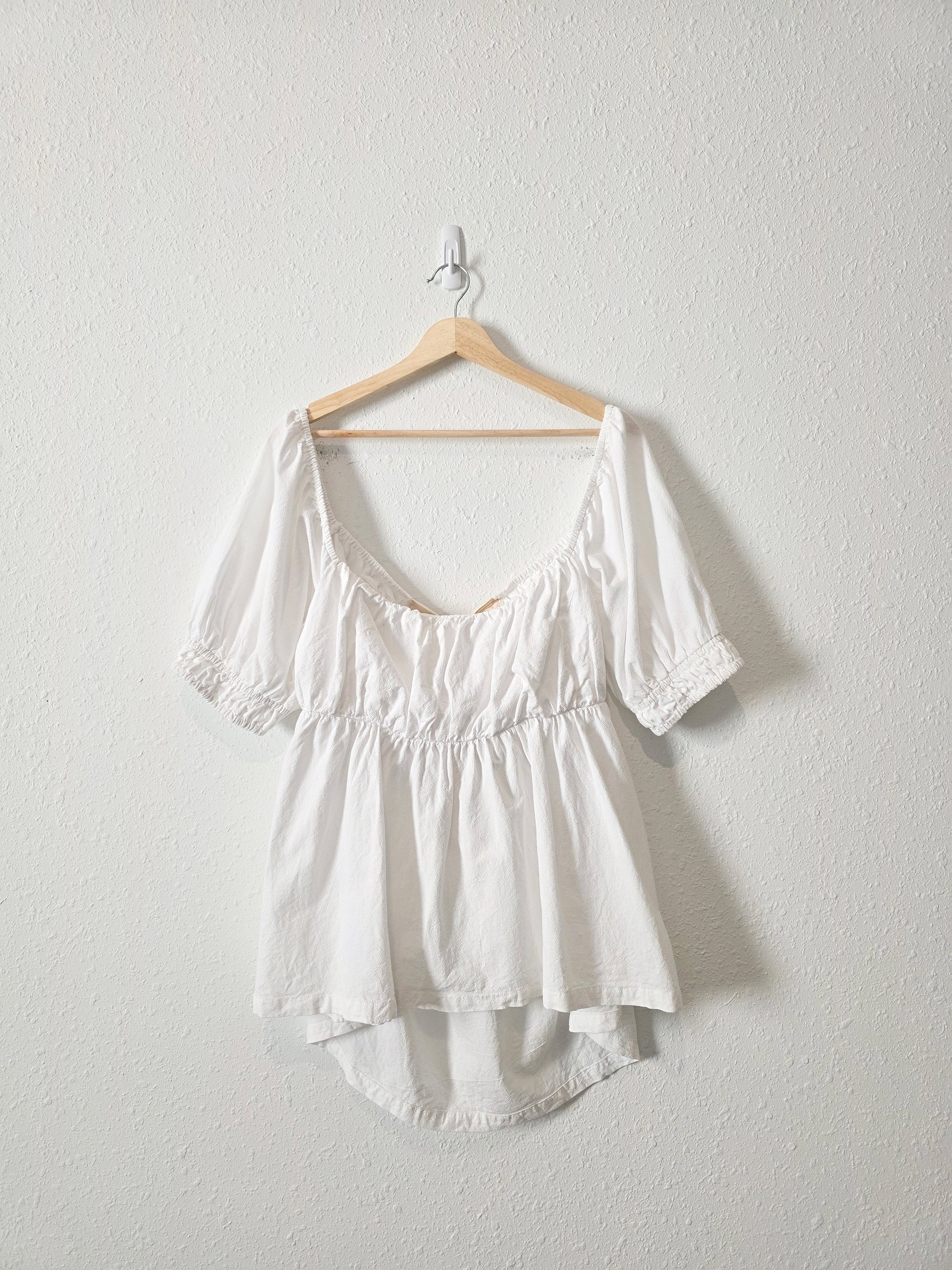 Free People Cotton Babydoll Top (XL)