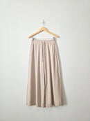 Linen Blend Wide Leg Pants (XS)