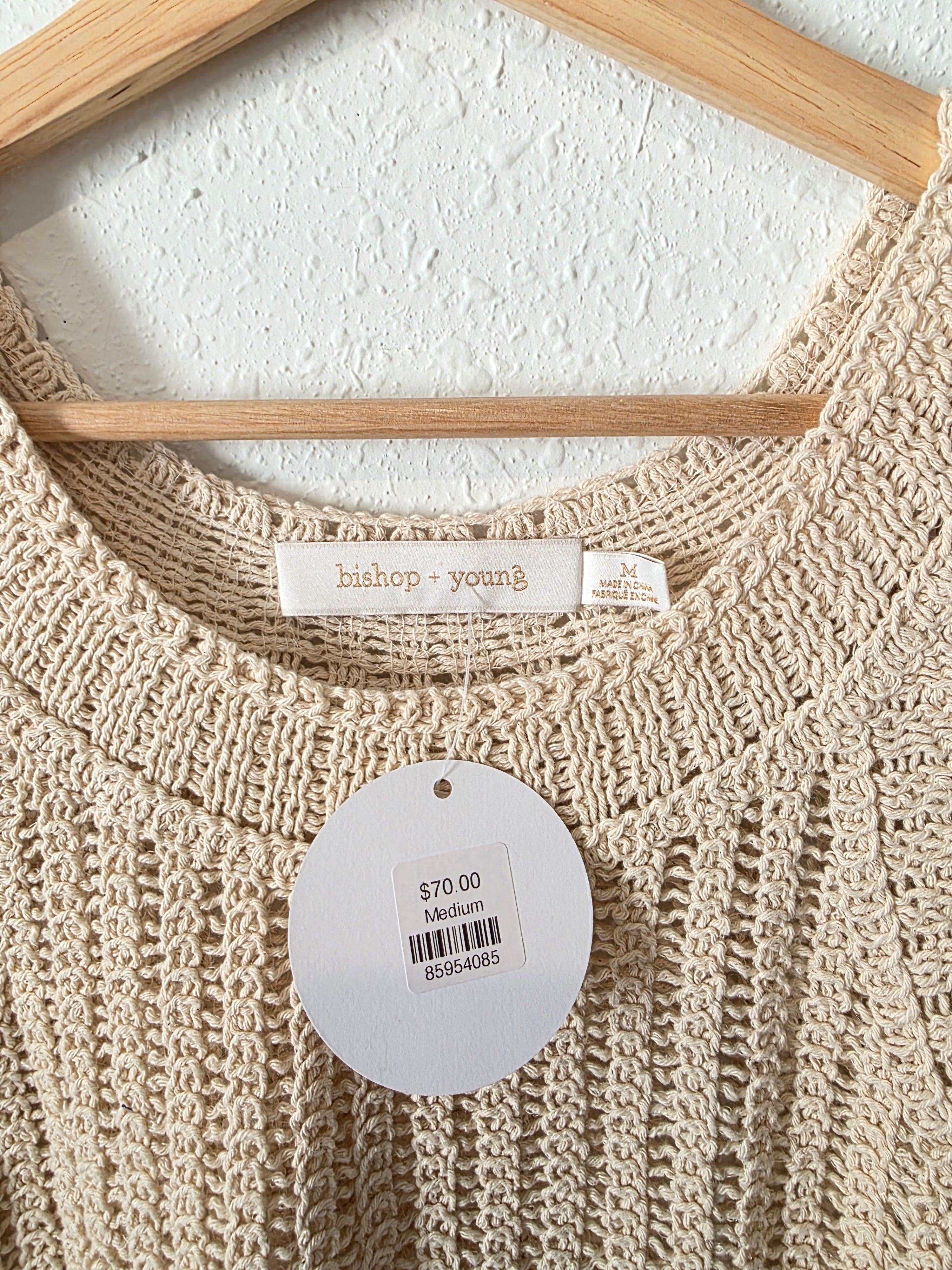 NEW Bishop + Young Crochet Tank (M)
