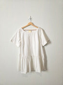 Anthropologie Cotton Babydoll Top (L)