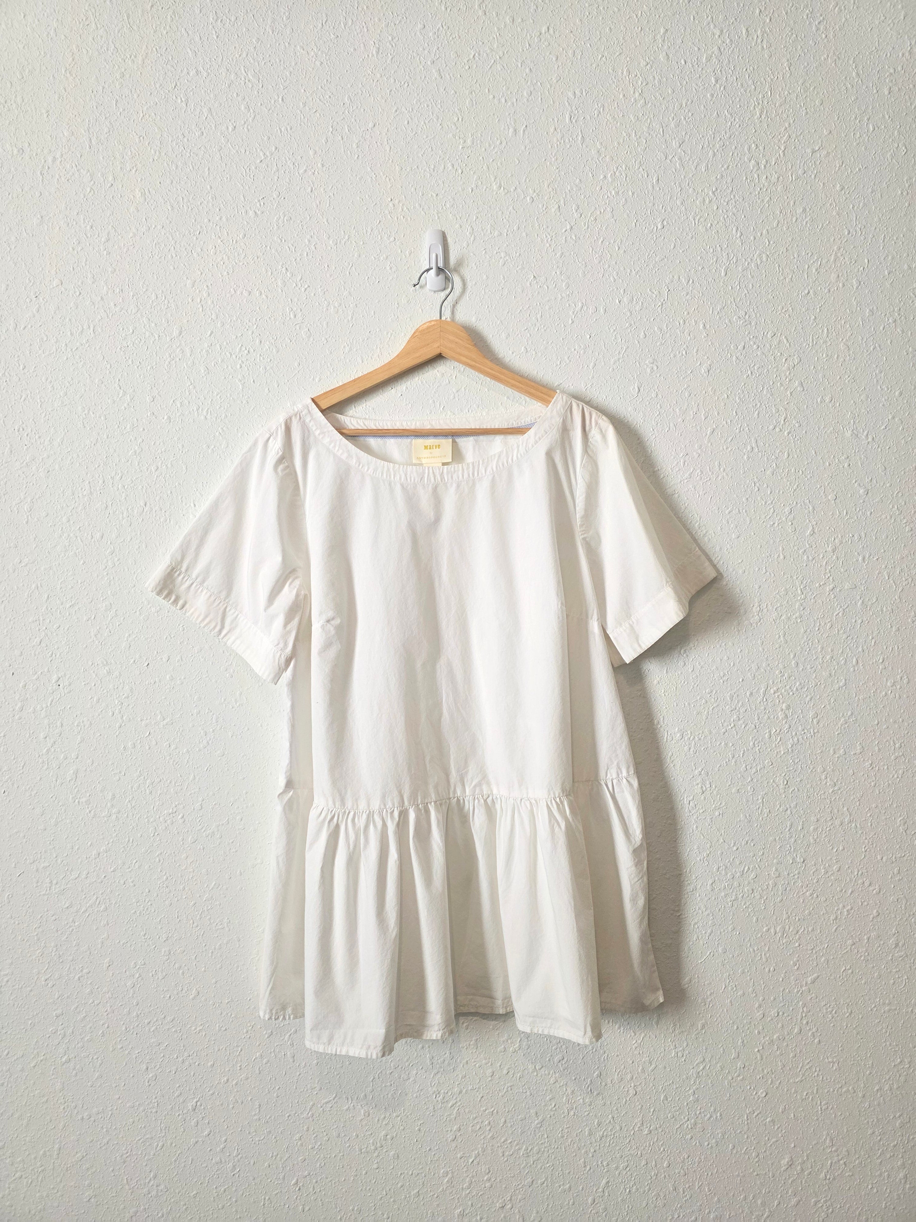 Anthropologie Cotton Babydoll Top (L)
