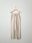 Parachute Straight Linen Pants (XS)