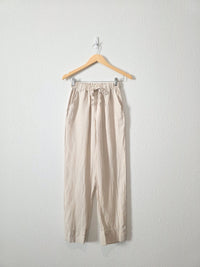 Parachute Straight Linen Pants (XS)