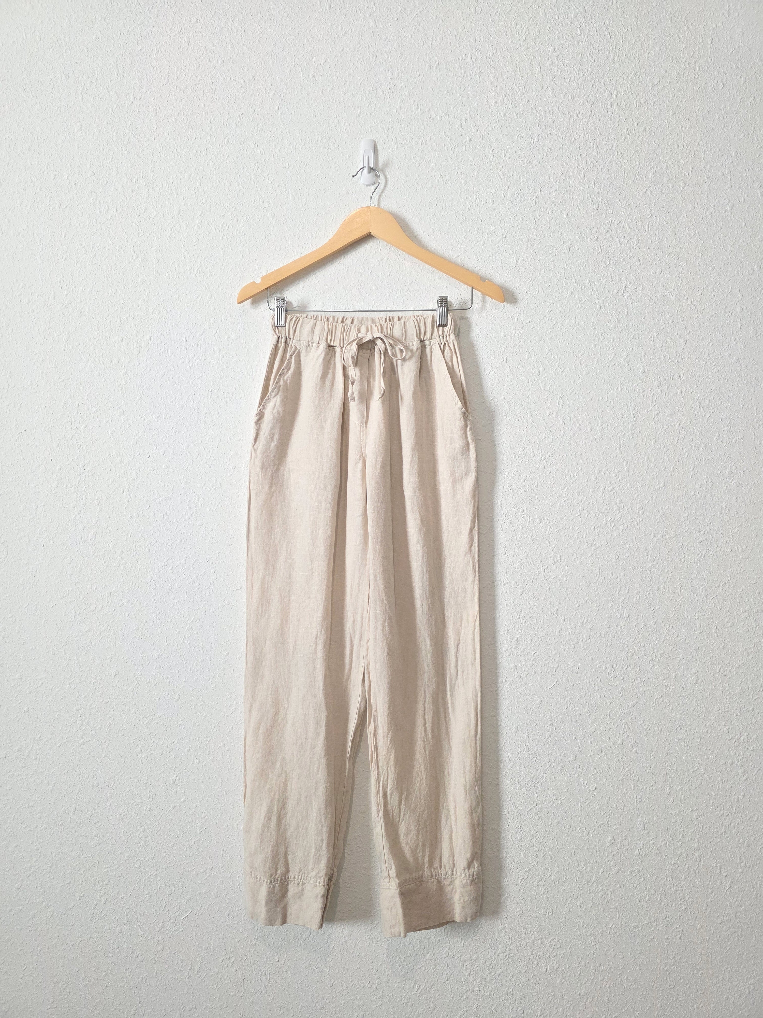 Parachute Straight Linen Pants (XS)