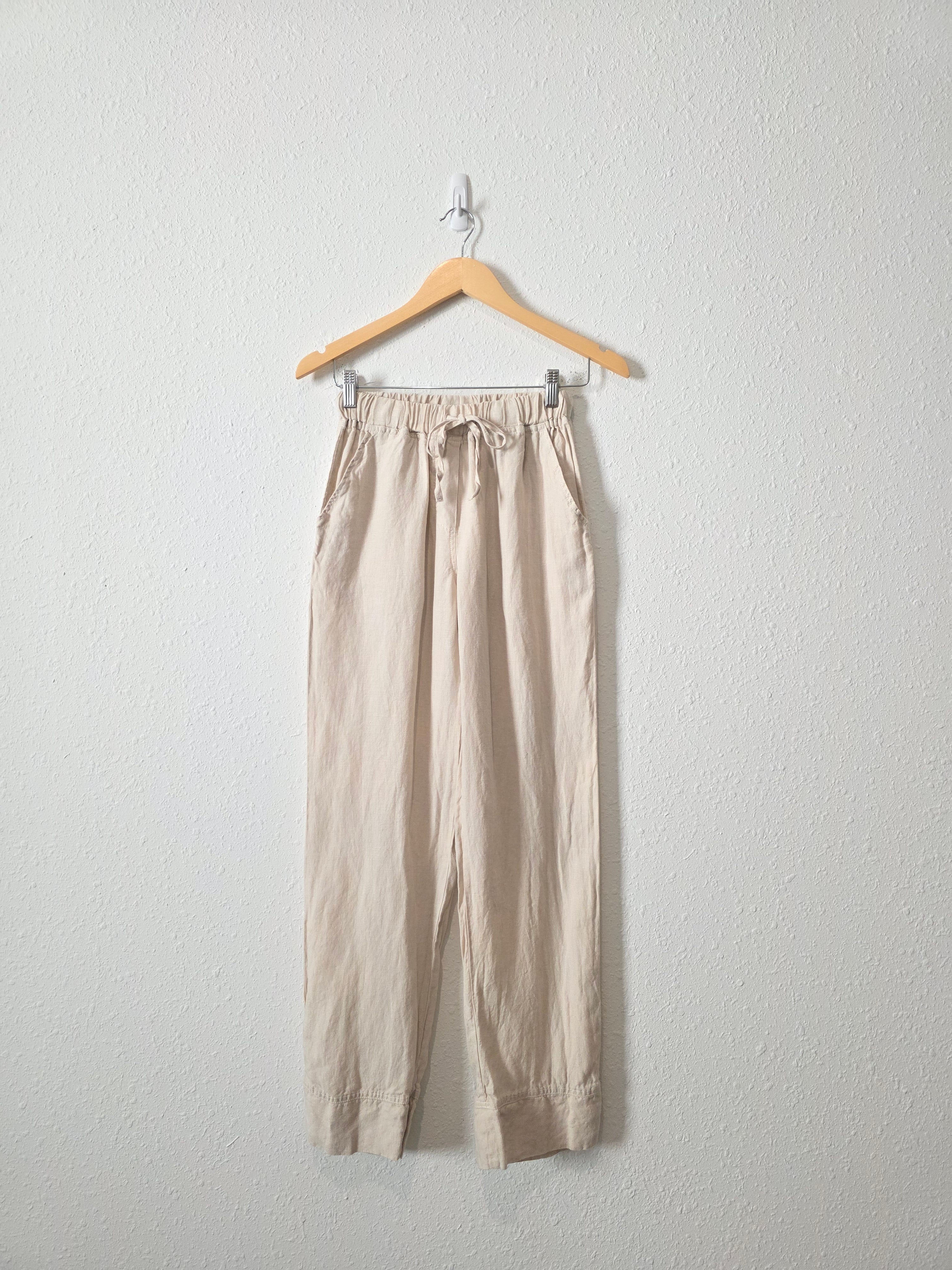 Parachute Straight Linen Pants (XS)