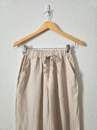 Parachute Straight Linen Pants (XS)