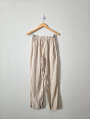 Parachute Straight Linen Pants (XS)