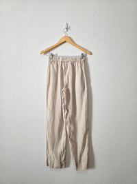 Parachute Straight Linen Pants (XS)