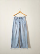 Light Wash Baggy Wide Leg Jeans (2s)