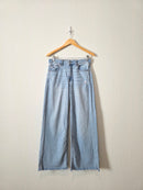 Light Wash Baggy Wide Leg Jeans (2s)
