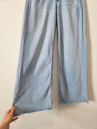 Light Wash Baggy Wide Leg Jeans (2s)