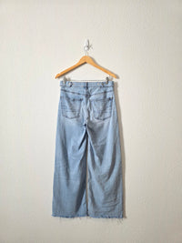 Light Wash Baggy Wide Leg Jeans (2s)