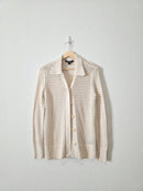 Cream Textured Cardigan (S)