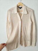 Cream Textured Cardigan (S)