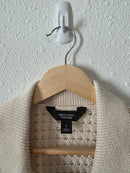 Cream Textured Cardigan (S)