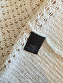 Cream Textured Cardigan (S)