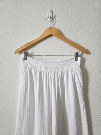 Aerie Wide Leg Gauze Pants (M)