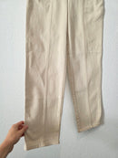 Aritzia Ecru Straight Pants (2)