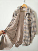 Z Supply Plaid Oversized Jacket (L)
