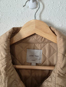 Neutral Button Up Quilted Vest (S)