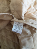 Neutral Button Up Quilted Vest (S)