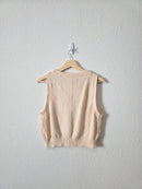 Cable Knit Sweater Vest (L)