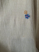 Vintage Floral Embroidered Button Up (2X)