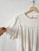 Smocked Short Sleeve Top (M)