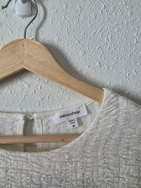 Smocked Short Sleeve Top (M)