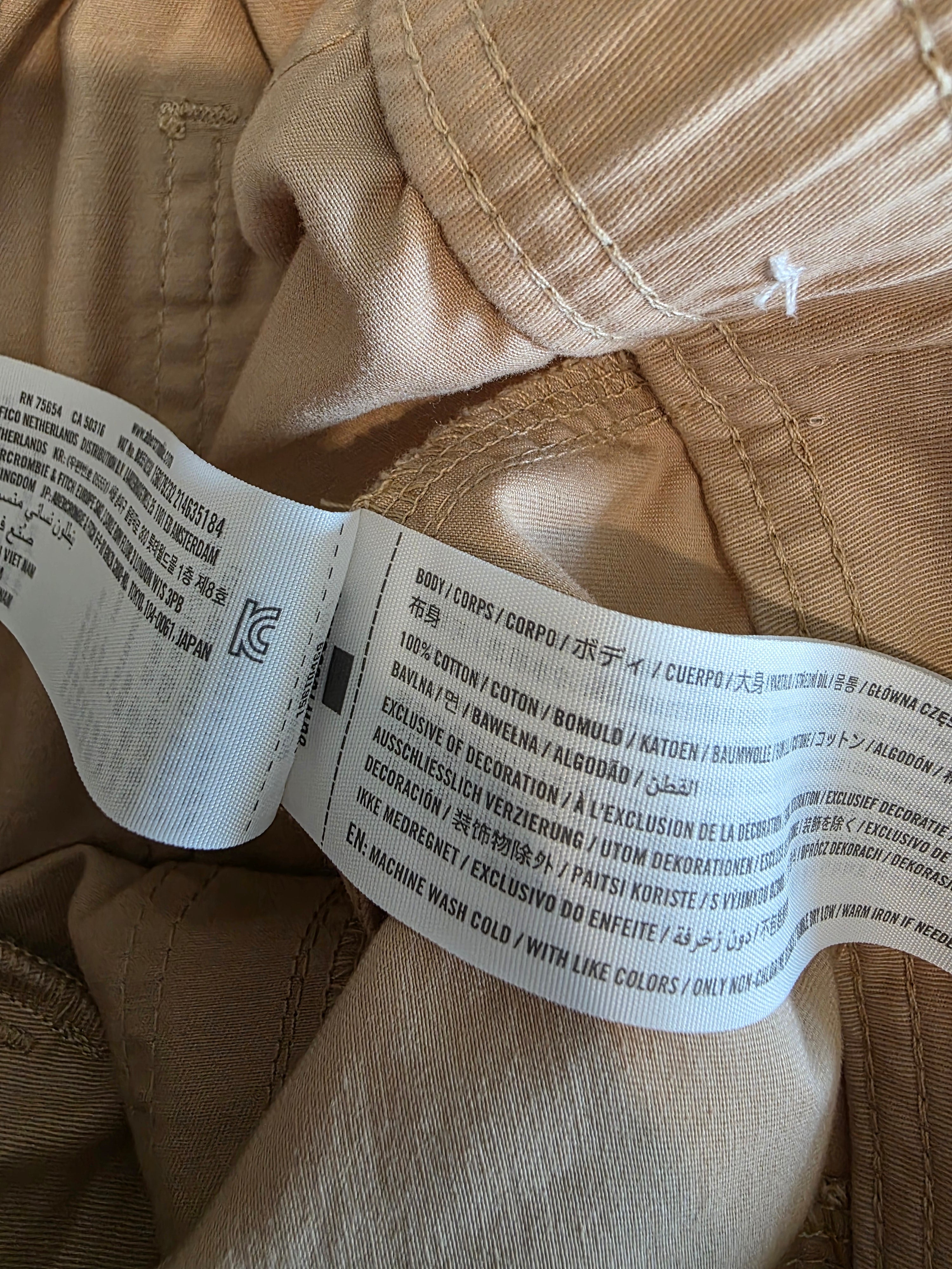 Abercrombie Relaxed Cargo Pants (26/2)