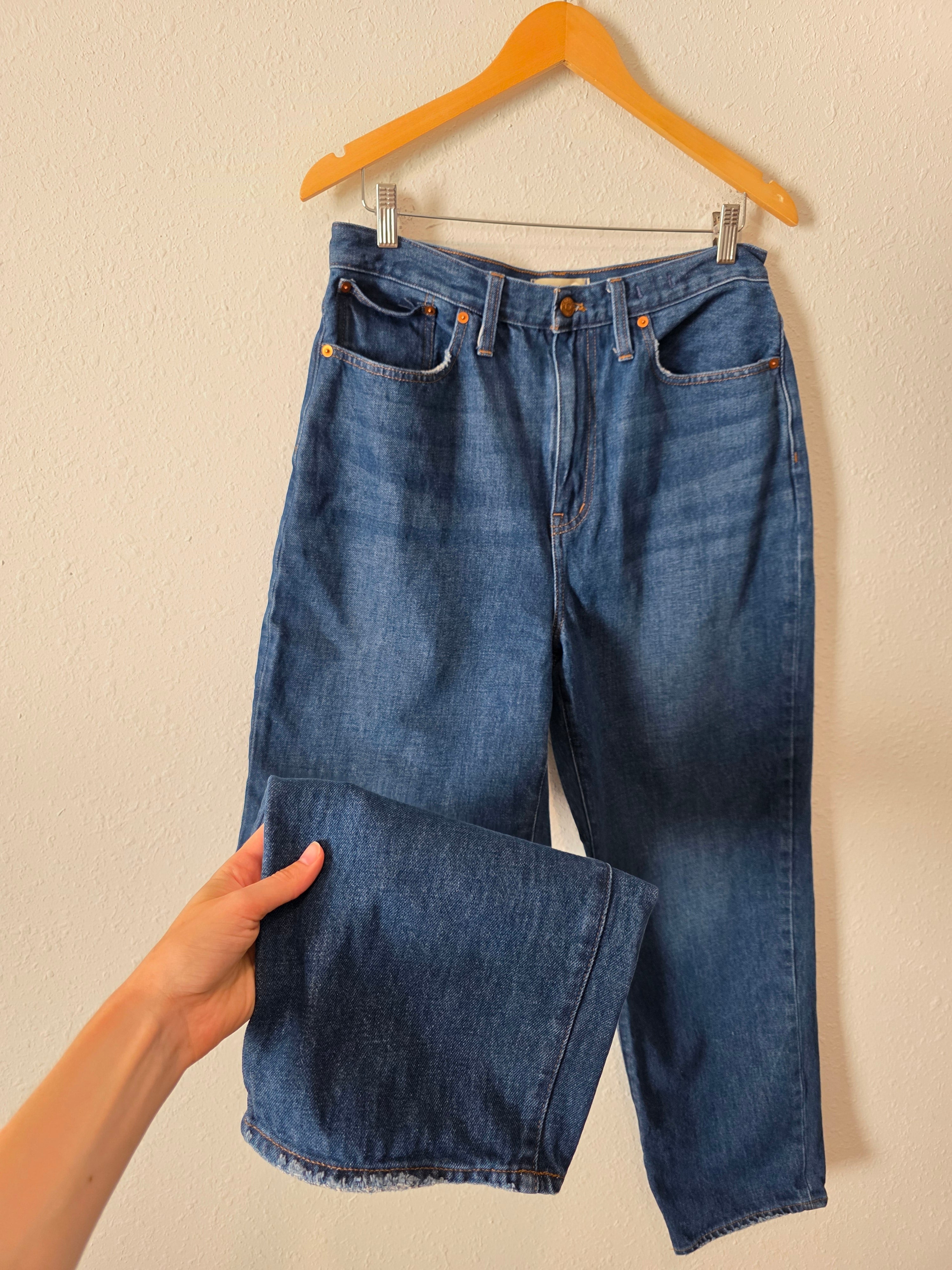 Madewell Baggy Straight Jeans (30)