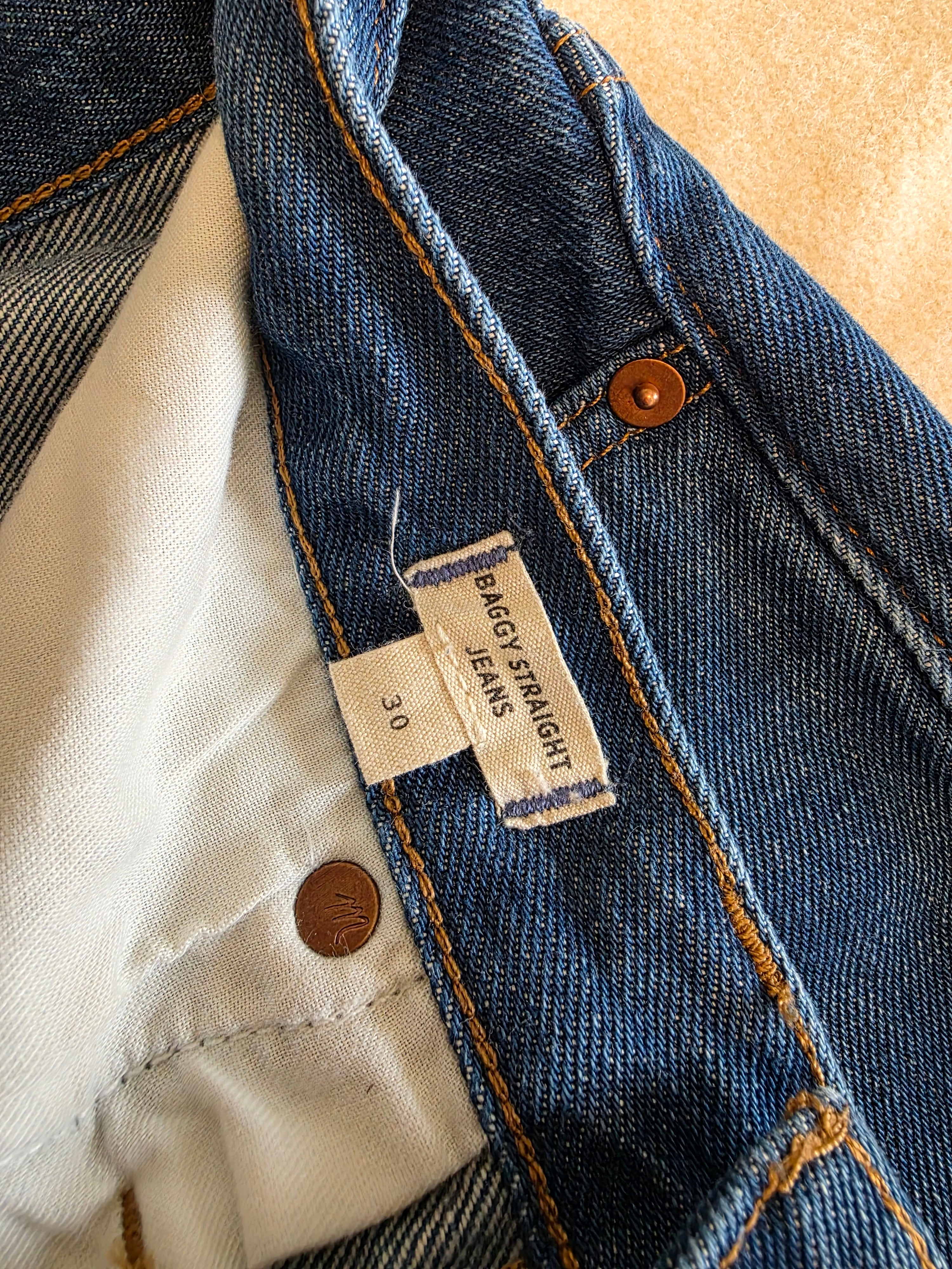 Madewell Baggy Straight Jeans (30)