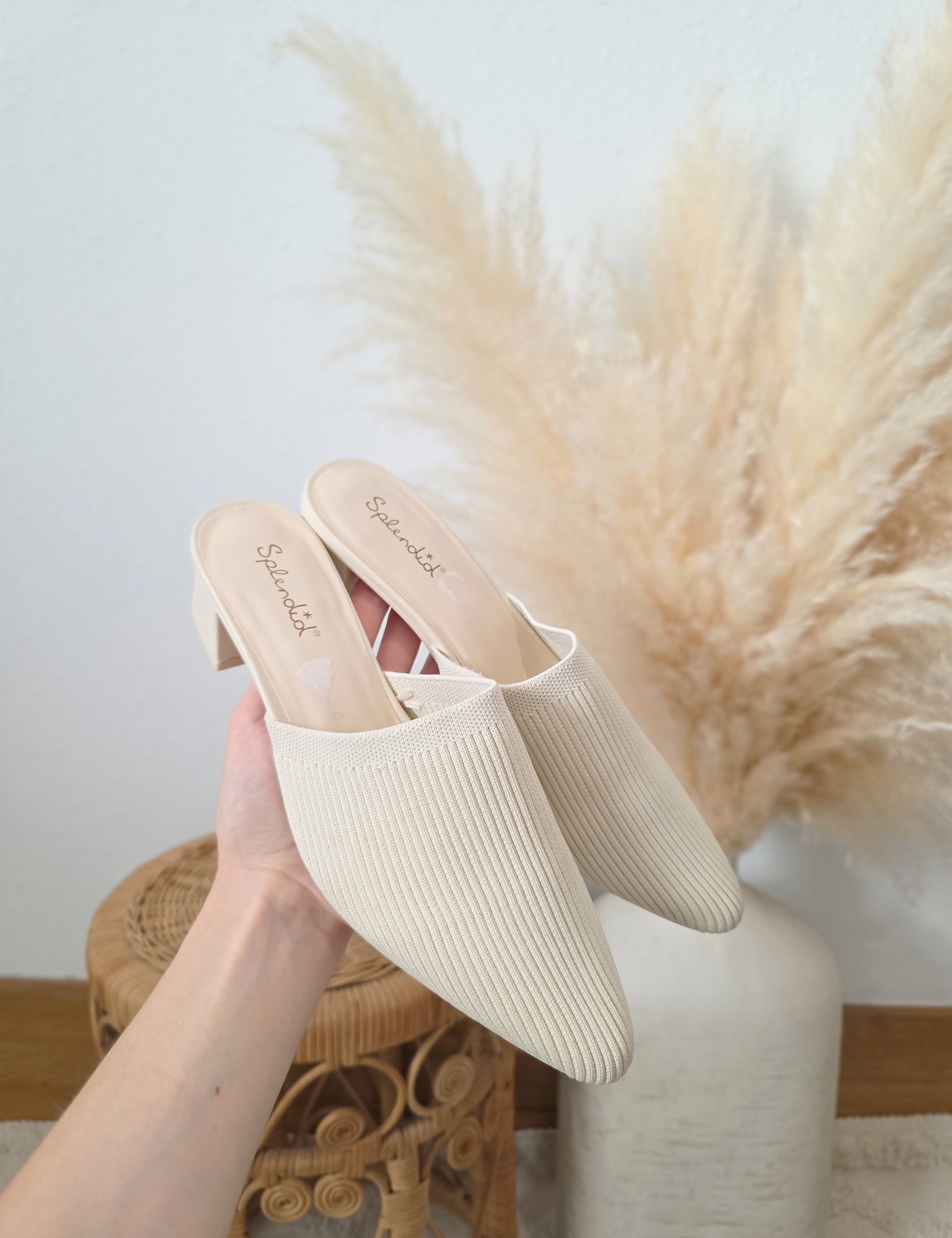Splendid Ribbed Mules (6.5)